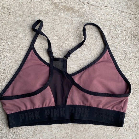 Pink Victoria’s Secret Padded Sports Bra Pink size medium - Picture 3 of 5